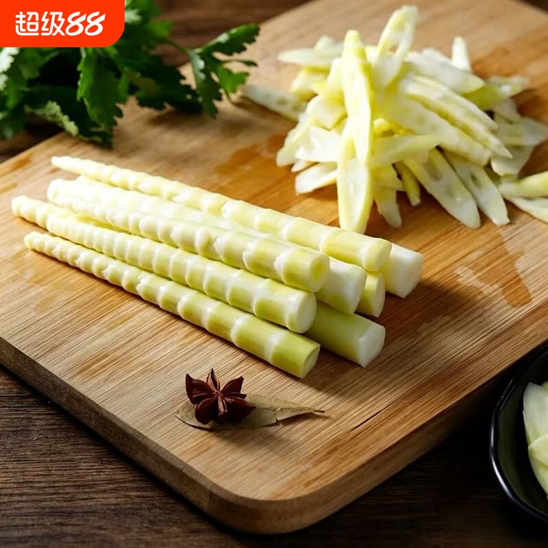 清水小竹笋嫩笋尖无老根罗汉笋春笋火锅串串商用整箱批发新鲜泡椒图片