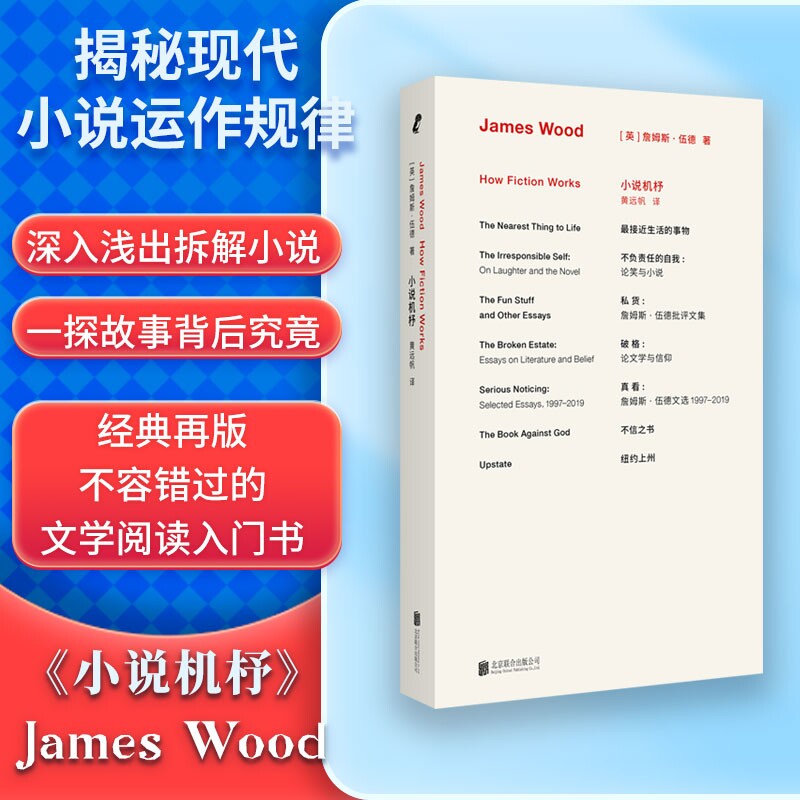 当当网 小说机杼 詹姆斯·伍德代表作经典再版文学阅读入门书 揭秘现代小说运作的规律 现代文学理论小说评论拆解解答正版畅销书籍图片
