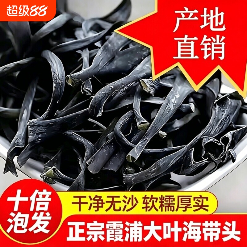 福建霞浦海带头干货特产海带头图片