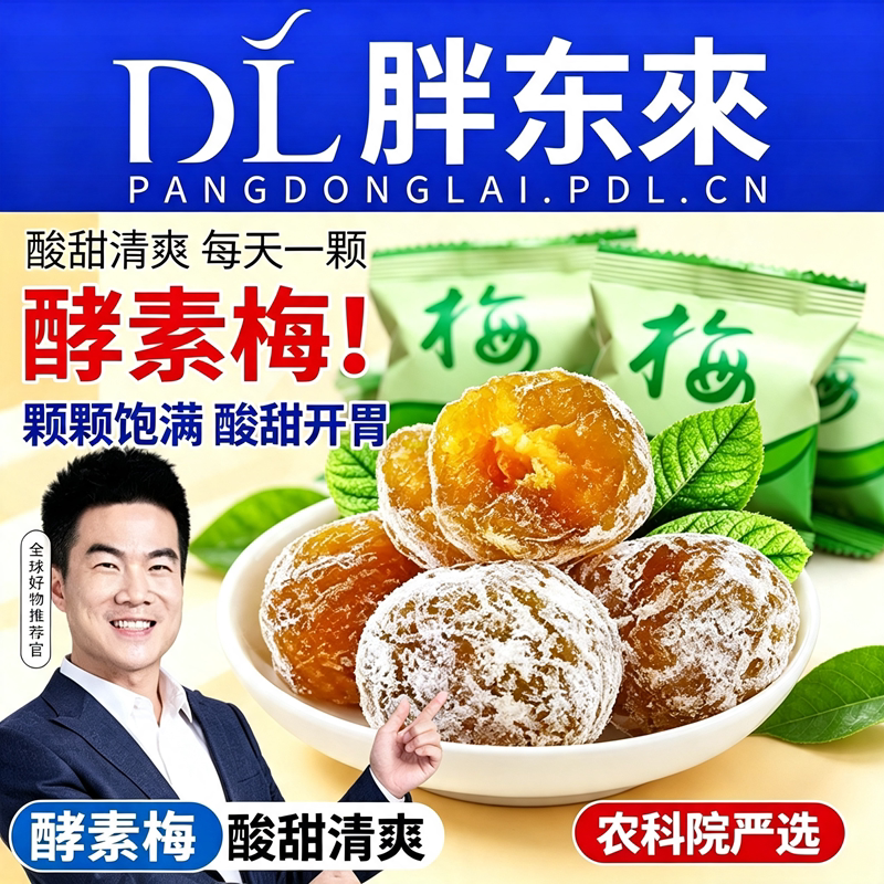 酵素梅青梅孝素梅子随便果四季果增强版独立包装酸甜零食随清净