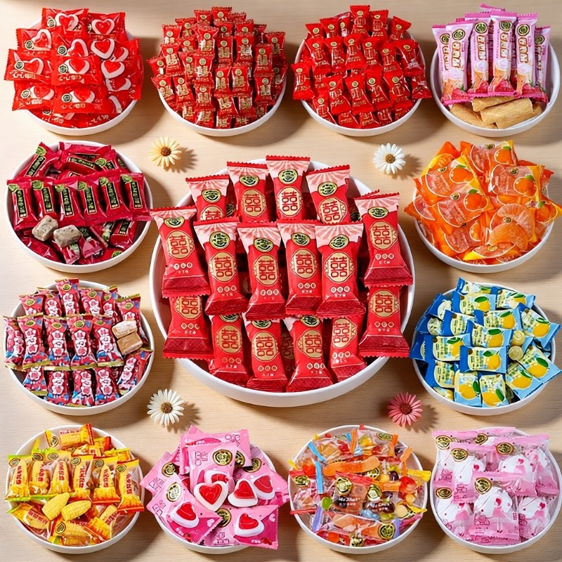 徐福记结婚喜糖酥糖散装乔迁喜事伴手礼糖果混合花生软糖原味橡皮