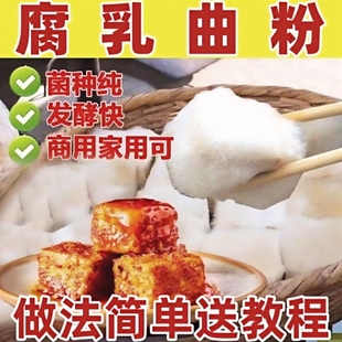 腐乳曲粉自制长白毛臭豆腐霉豆腐乳毛豆腐发酵菌豆豉毛霉菌粉5g