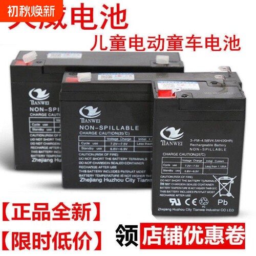 6V4AH4.57ah12V儿童电动