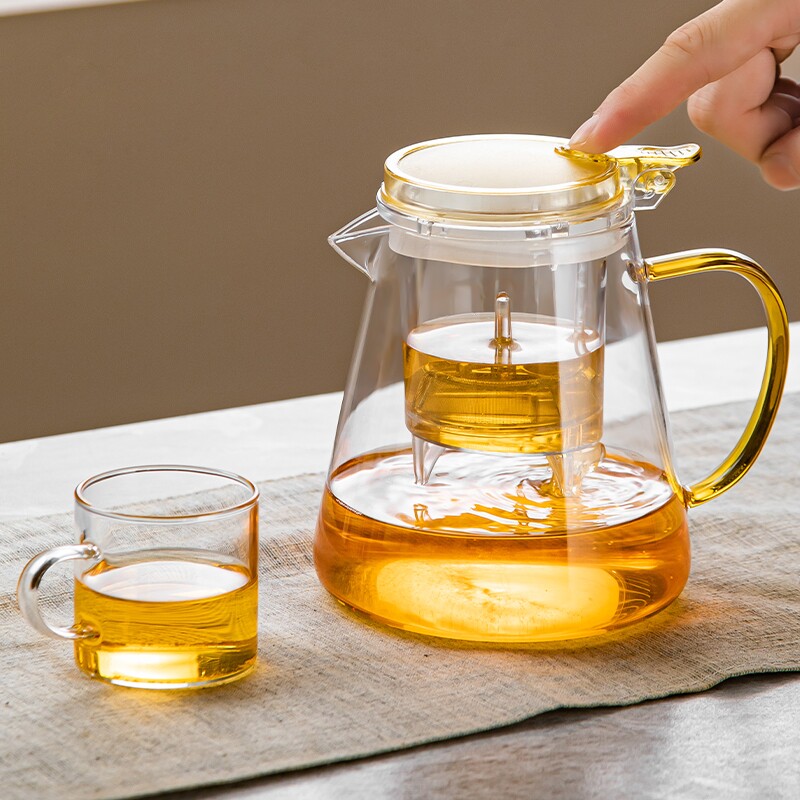 新款飘逸杯玻璃泡茶壶家用耐高温茶水分离冲茶器办公室花茶壶茶具