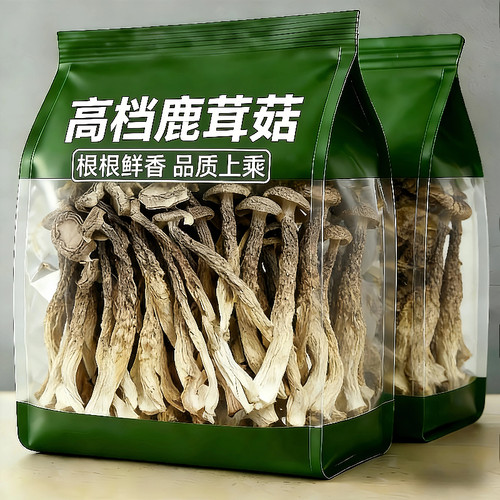 高档鹿茸菇干货500g批发不碎煲汤蘑菇鹿茸菌干鹿茸美味新鲜配菜