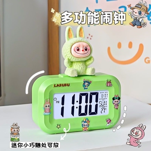 小闹钟学生专用智能电子时钟桌面数字2026新款 儿童男女孩起床神器