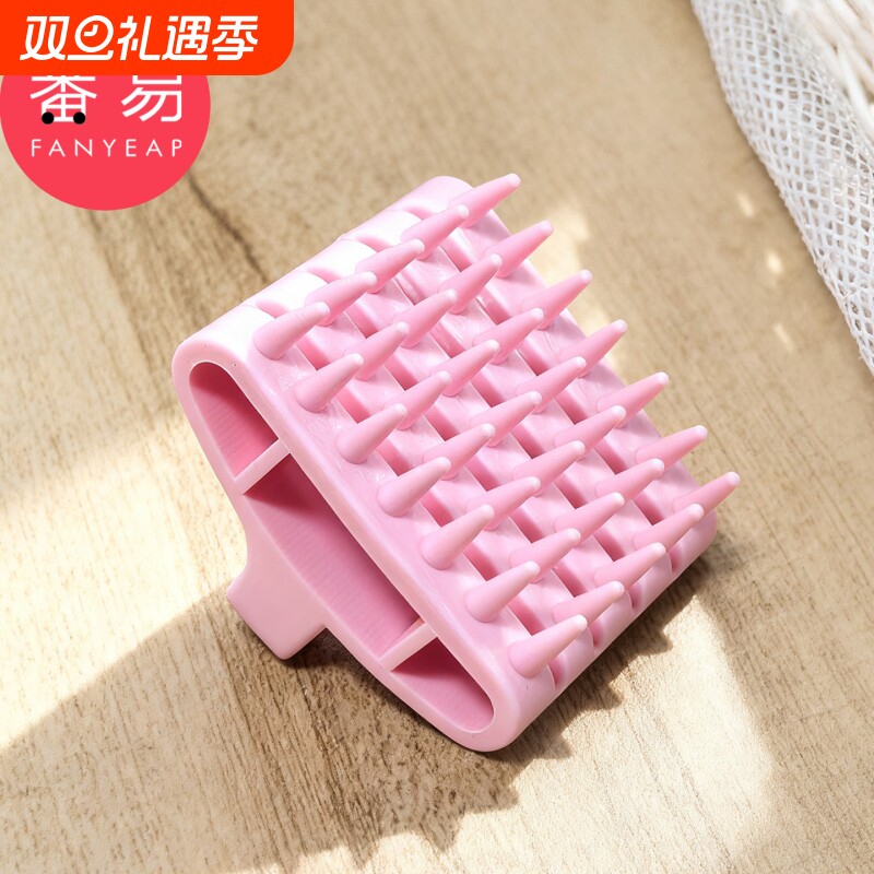 洗头刷B1pf0-洗头按摩梳洗头刷女士清洁洗发梳子镂空刷清洁用具