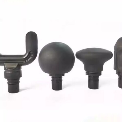 筋膜枪配件头通用12-13/15-16/18-19mm直径硅胶替换改装按摩头