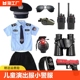 幼儿园 小交警制服短袖 警官服玩具男女童服装 儿童小警察演出服短袖