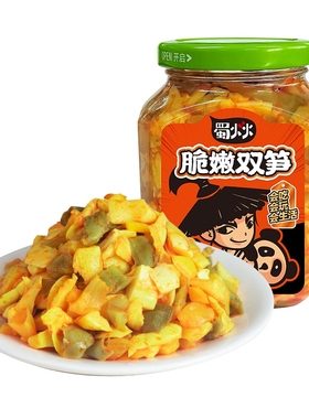 吉香居蜀火火脆嫩双笋爽口下饭菜咸菜榨菜350g*1瓶