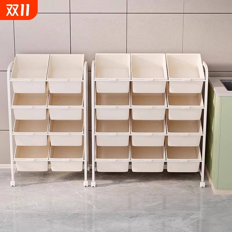 厨房放菜架多层置物架水果架子宝宝书本玩具收纳架大容量收纳蔬菜