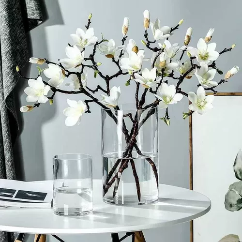 Стеклянные вазы с полом до потолка