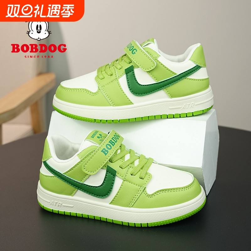 巴布豆女童跑步鞋秋季2025新款儿童aj小学生运动鞋休闲鞋板鞋紫