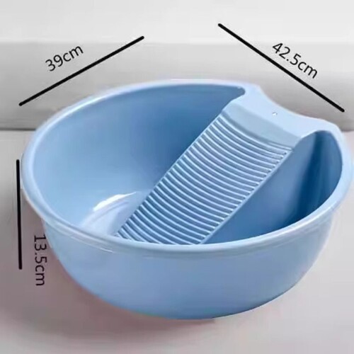 加厚搓衣盆大号家用学生宿舍洗衣盆搓衣板一体式搓衣盆