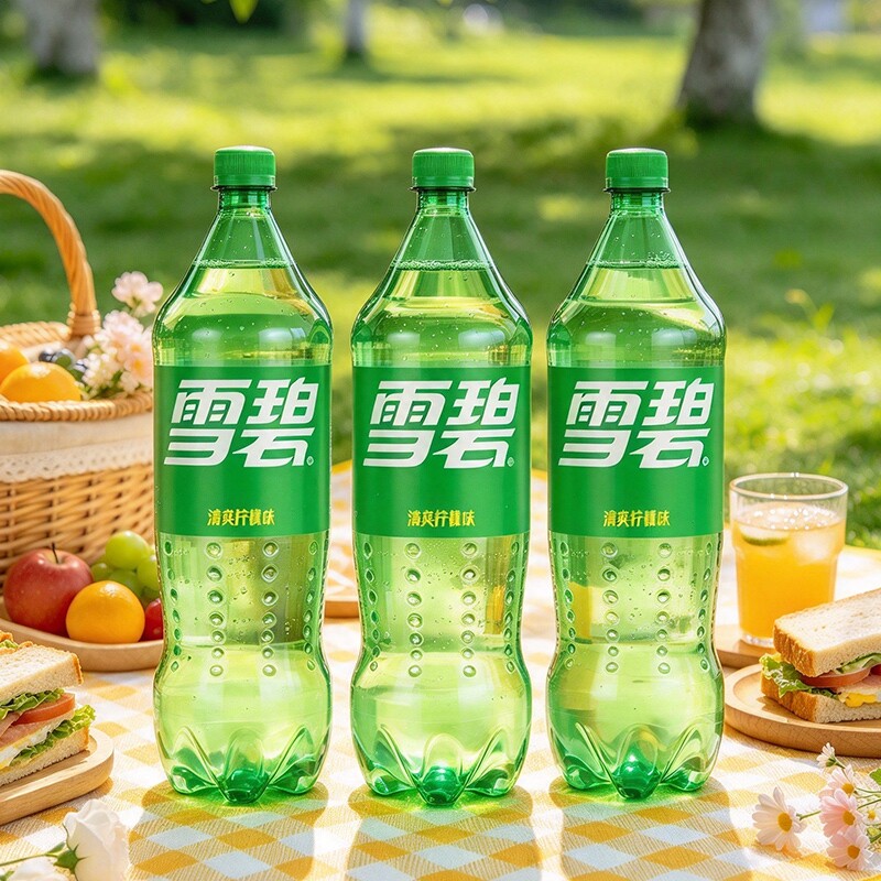 X可口可乐雪碧2L*2瓶/6瓶无糖可乐芬达汽水畅饮大桶装柠檬包装