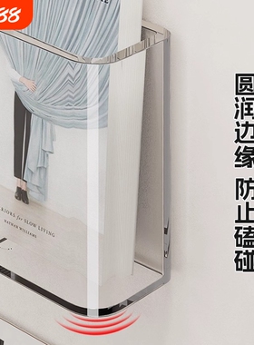入口玄关贴墙壁挂式杂志置物架