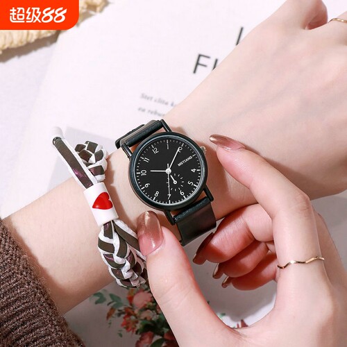 考试专用手表女款中学生石英腕表