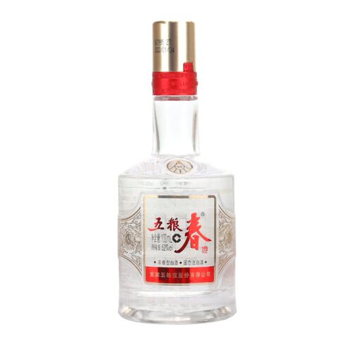 五粮春二两小酒光瓶品鉴小酒52度100ml 品鉴非卖自饮 浓香型白酒