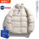 NASA简约羽绒棉服女2023年冬季 韩版 宽松情侣面包服小个子加厚外套