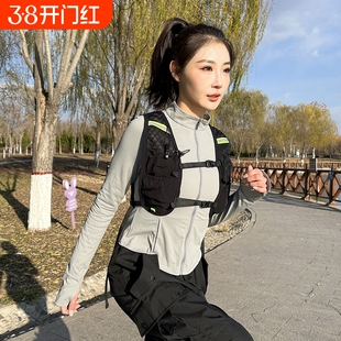 慢跑骑行补给包尼龙布双肩马甲包多功能跑步背包 马拉松运动背包