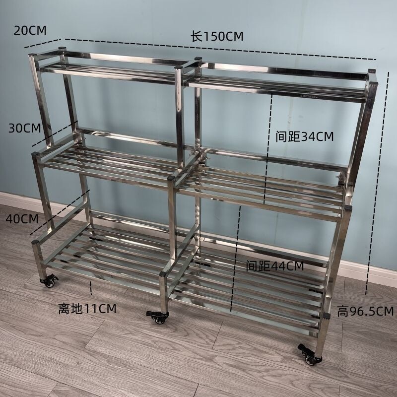 c不锈钢花架阳台多层加厚室外多肉盆栽绿萝花架子铁艺置物架花盆