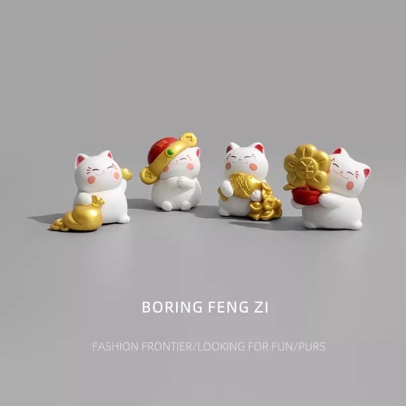 了许愿招财招富贵陪你上班治愈系情绪稳定桌面装饰品解压摆件房间