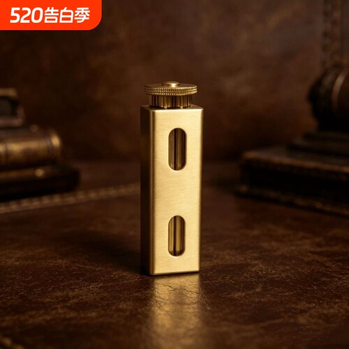 【Fire cause】中细支粗支黄铜镀铬卷烟器复古手工家用便携袖珍家