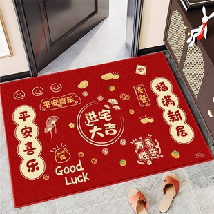 进门门外地垫入户门垫高级感门口地毯脚垫防滑室内新居进宅吸水