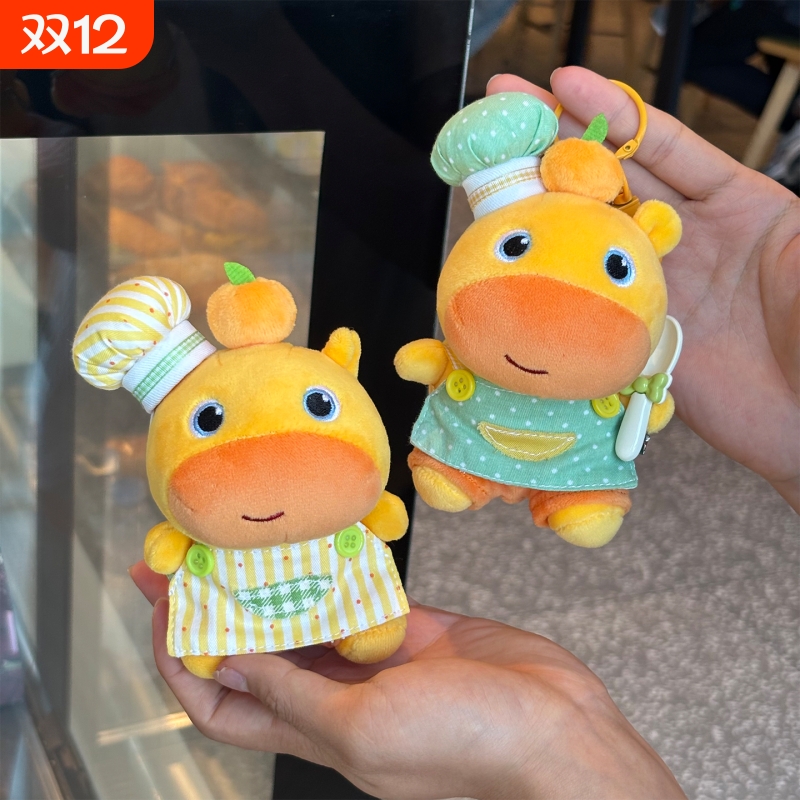 可爱挂件水豚噜噜玩偶挂件学生书包包钥匙扣挂饰毛绒生日礼物女生