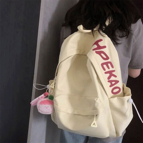 简约森系通用学生书包双肩背包