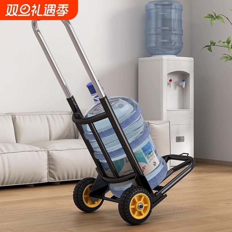 买菜小拉车购物车可折叠静音收纳拉水桶小推车拉杆车便携爬楼车