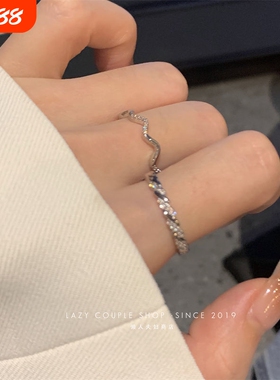 轻奢戒指女ins冷淡风小众设计