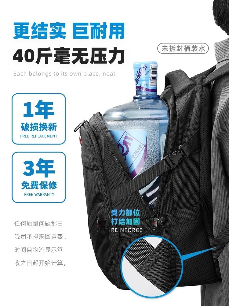 Backpack Backpack Men's High Capacity Business Travel Bag Middle School High School College Student School Bag Computer Backpack Mountaineering Bag