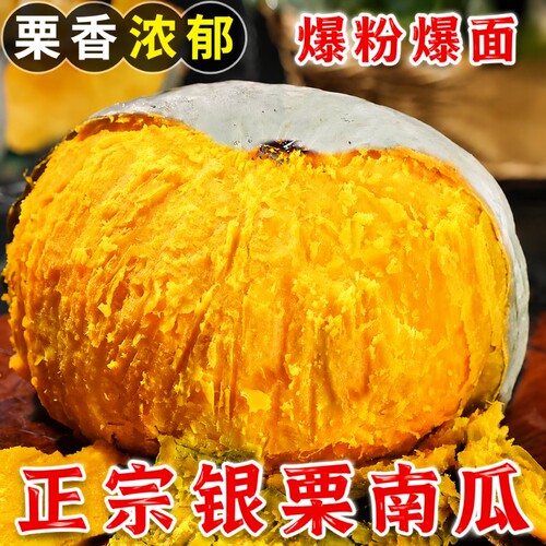 正宗银栗南瓜露天种植粉糯香甜代餐粗粮板栗味南瓜包邮