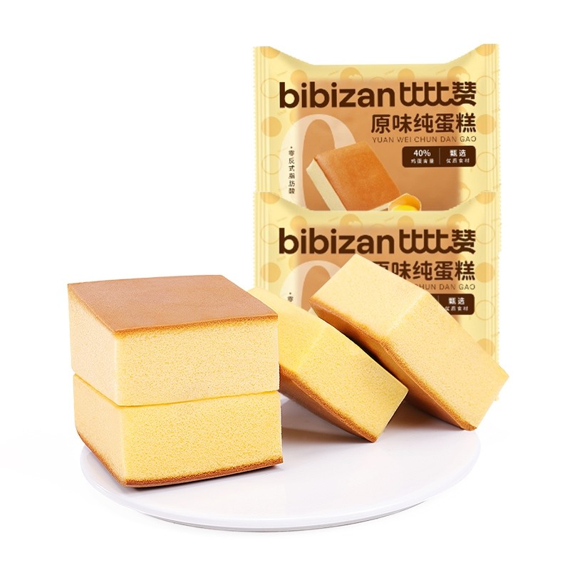 比比赞纯蛋糕800g/箱约16个,零食/坚果/特产,传统西式糕点,淘宝优惠券,粉丝福利购,淘宝优惠卷