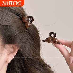 短发刘海夹小抓夹前额侧边发夹女2025新款高端小夹子半扎发饰头饰