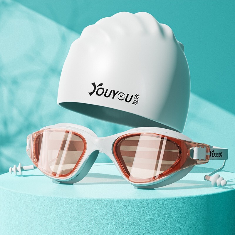 泳镜高清防雾防水新款游泳眼镜男女泳帽泳镜套装潜水游泳专用装备