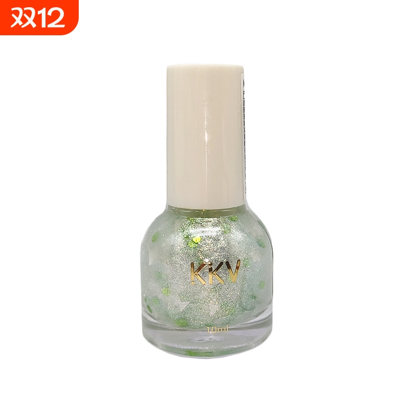 KKV正品指甲油可撕拉水甲彩细闪学生无味易干免烤可剥网红ins风