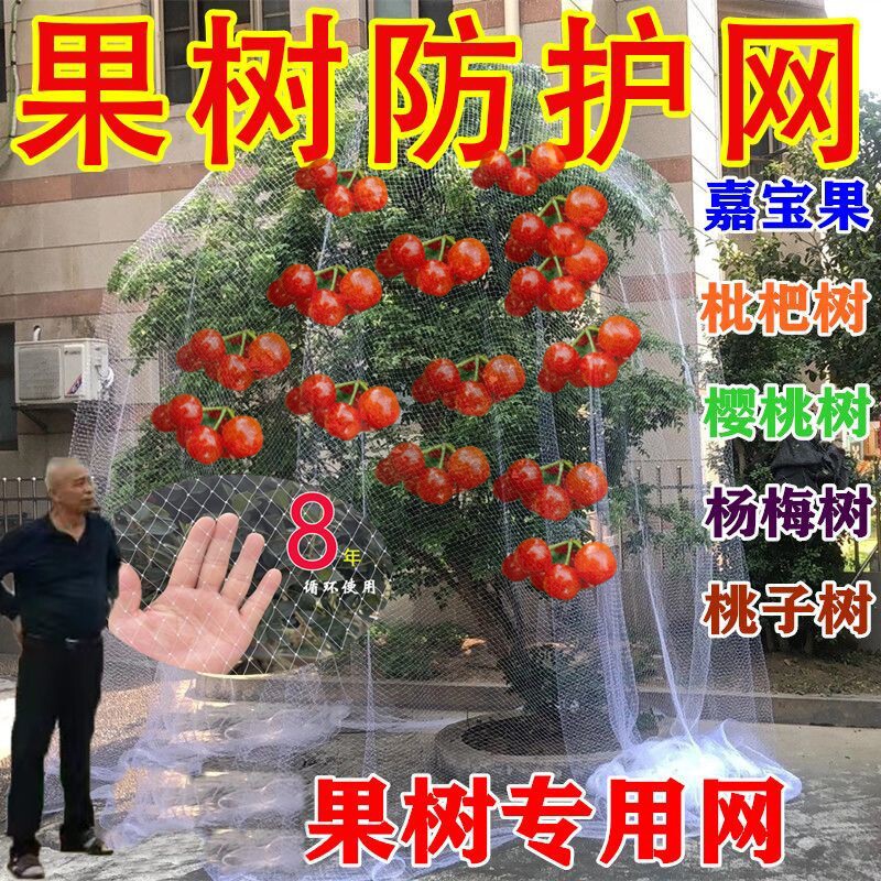 新款果树防鸟网罩蓝莓枇杷樱桃葡萄果园尼龙防护网菜地阳台保护罩图片