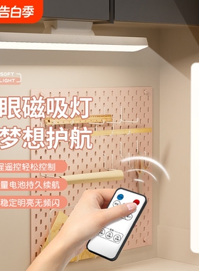 台灯学习专用学生宿舍灯管led酷毙灯书桌化妆镜前灯磁吸充电遥控