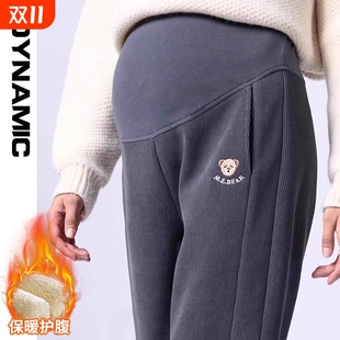冬装 孕妇裤 运动卫裤 不勒肚小个子秋冬加绒大码 子加厚外穿2025新款