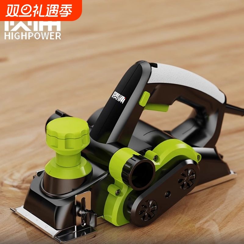 电刨木工刨子家用小型电动手提木创机多功能手电铇电推刨电动工具