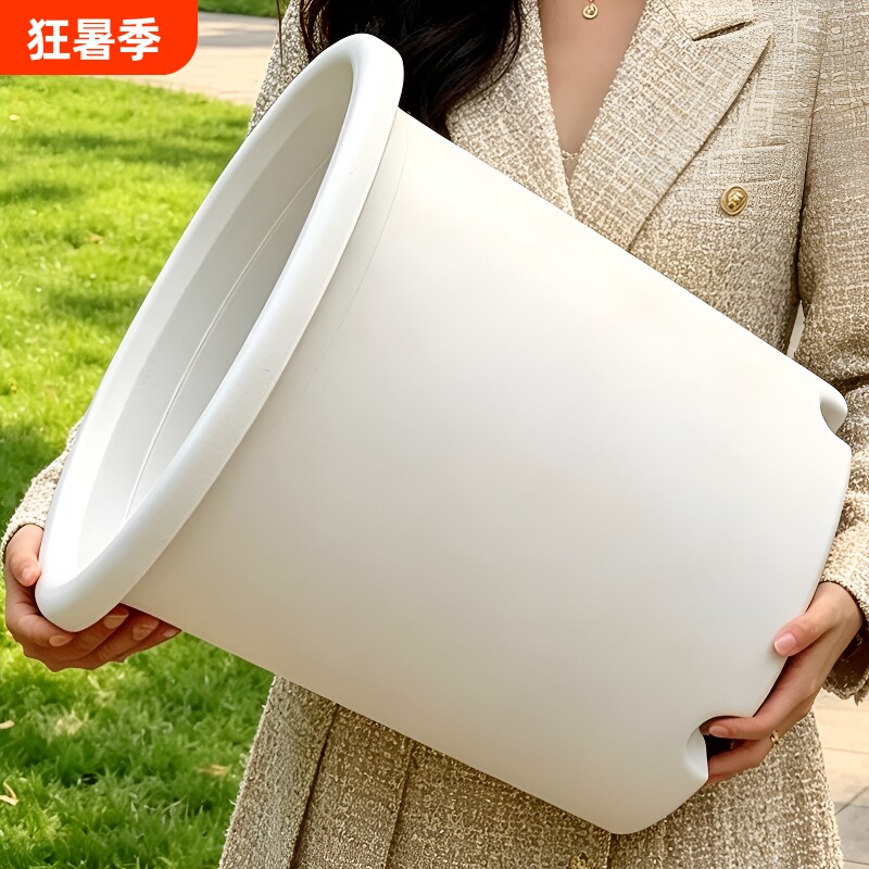 控根透气花盆加厚超大口径15加仑月季果树盆不四季通用落地带托盘