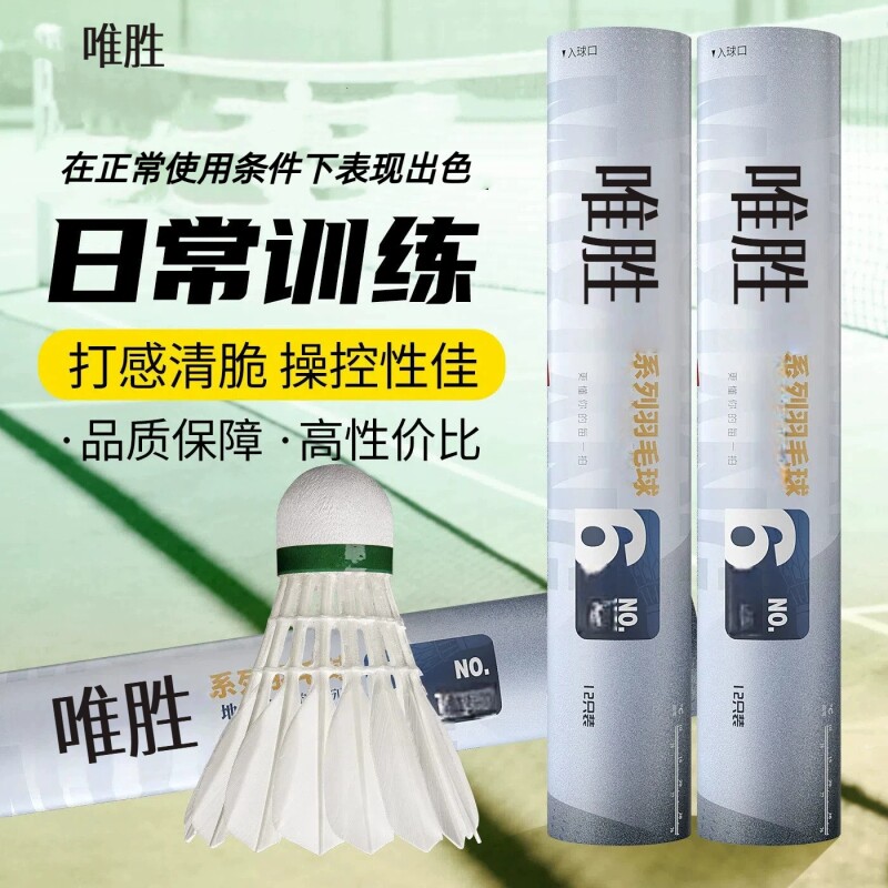 羽毛球羽毛正品不易室内室外比赛防风训练用球耐打专业鹅毛黑羽
