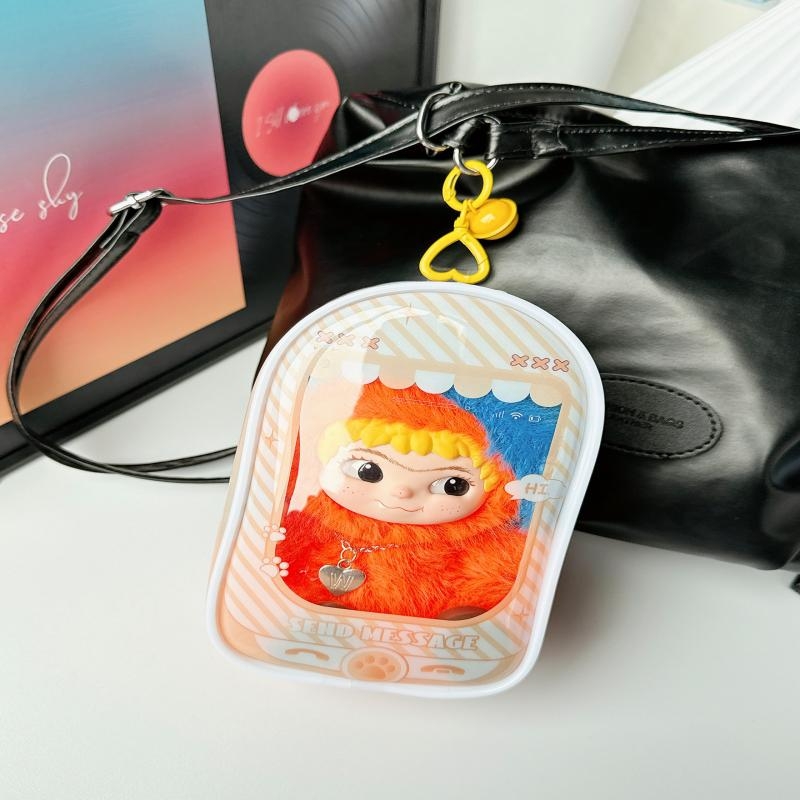 wakuku哇库库一代保护套娃包毛绒手办吊卡盲盒外出遛娃痛包防尘罩