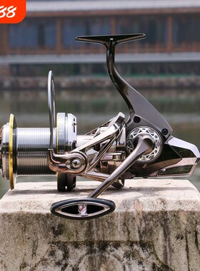 REELSKING 全金属远投轮无间隙海竿渔轮纺车鱼线轮锚鱼轮导杆结构
