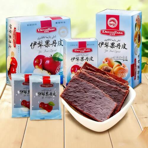 诗梦园伊犁果丹皮老式新疆特产无添加非山楂无蔗糖健康怀旧经典