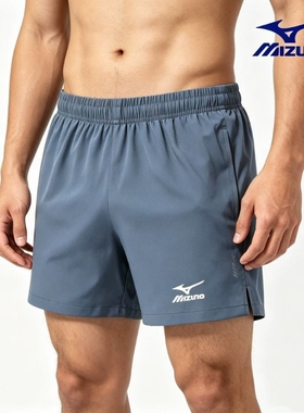 MIzunowave美津浓运动三分裤男夏季速干短裤裤子休闲黑色灰色白色