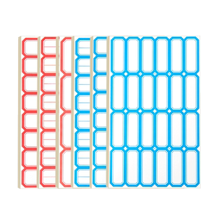 不干胶标签贴标签纸分类贴口取纸自粘姓名贴小学生电话贴手写价格贴办公用品标记贴记号贴蓝色红色粘性可撕