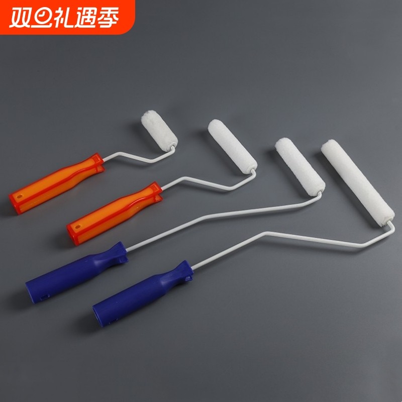 玉达滚筒刷2寸4寸乳胶漆迷你小拇指芯涂料艺术漆细毛无死角内墙